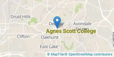 Location of Agnes Scott College