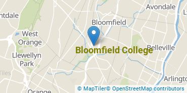 Location of Bloomfield College of Montclair State University