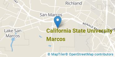 Location of California State University-San Marcos