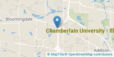 Location of Chamberlain University-Illinois