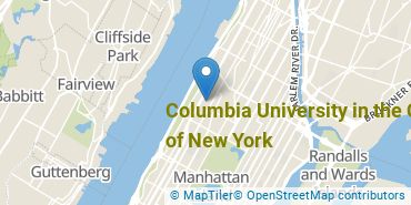 Location of Columbia University in the City of New York