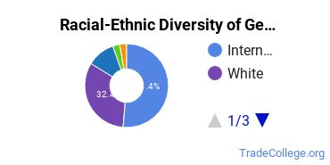 Racial-ethnic diversity of General Air Transportation majors at Embry-Riddle Aeronautical University-Daytona Beach