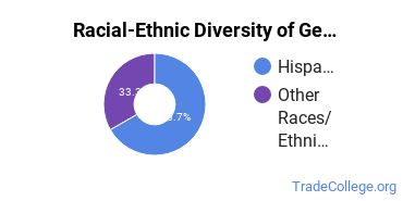 Racial-ethnic diversity of Electronics Equipment Installation majors at Glendale Community College