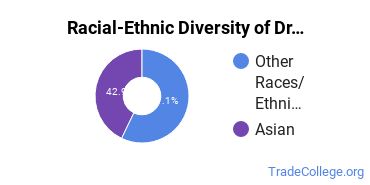 Racial-ethnic diversity of Drafting & Design Engineering majors at Guam Community College