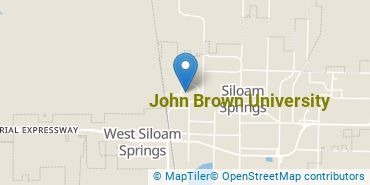 Location of John Brown University