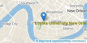 Location of Loyola University New Orleans