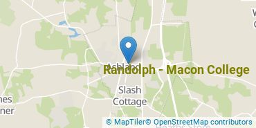 Location of Randolph-Macon College