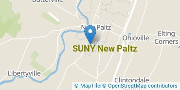 Location of State University of New York at New Paltz