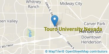 Location of Touro University Nevada