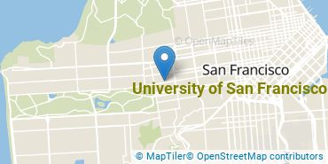 Location of University of San Francisco