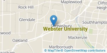 Location of Webster University