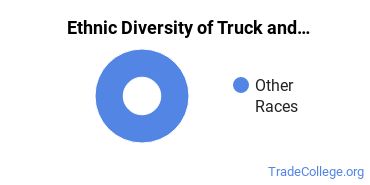 Truck & Bus Driver/Instructor Majors in AK Ethnic Diversity Statistics